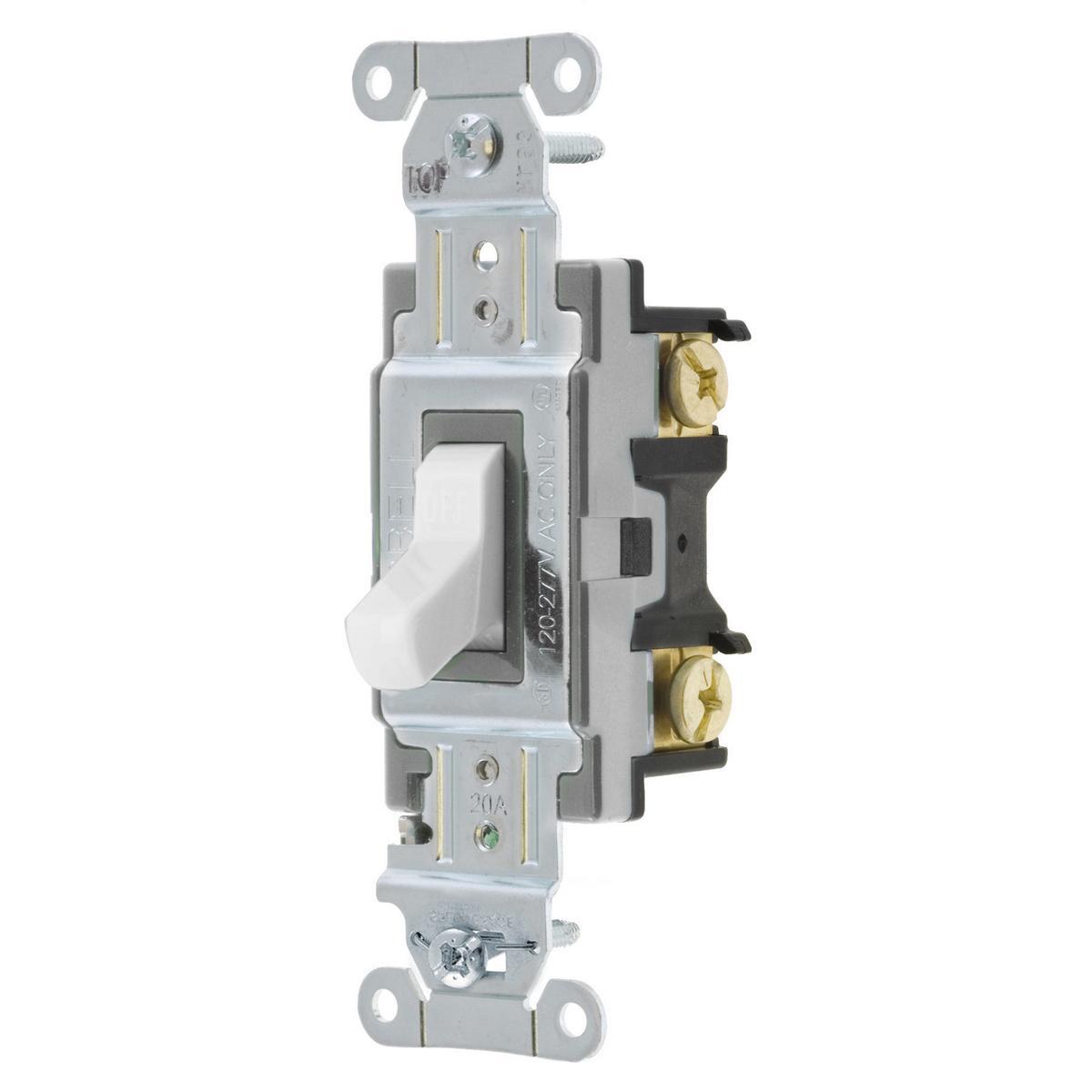 CSB120W HUBBELL SP TOG, SPEC GRD COM SER,20A 120/277 WH 78358515406..