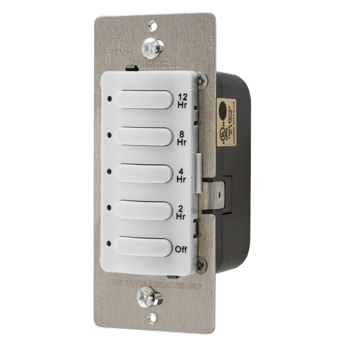 DT5012W HUBBELL TIMER 12 HR, 8.3A 120/277V , WHITE 78358525647