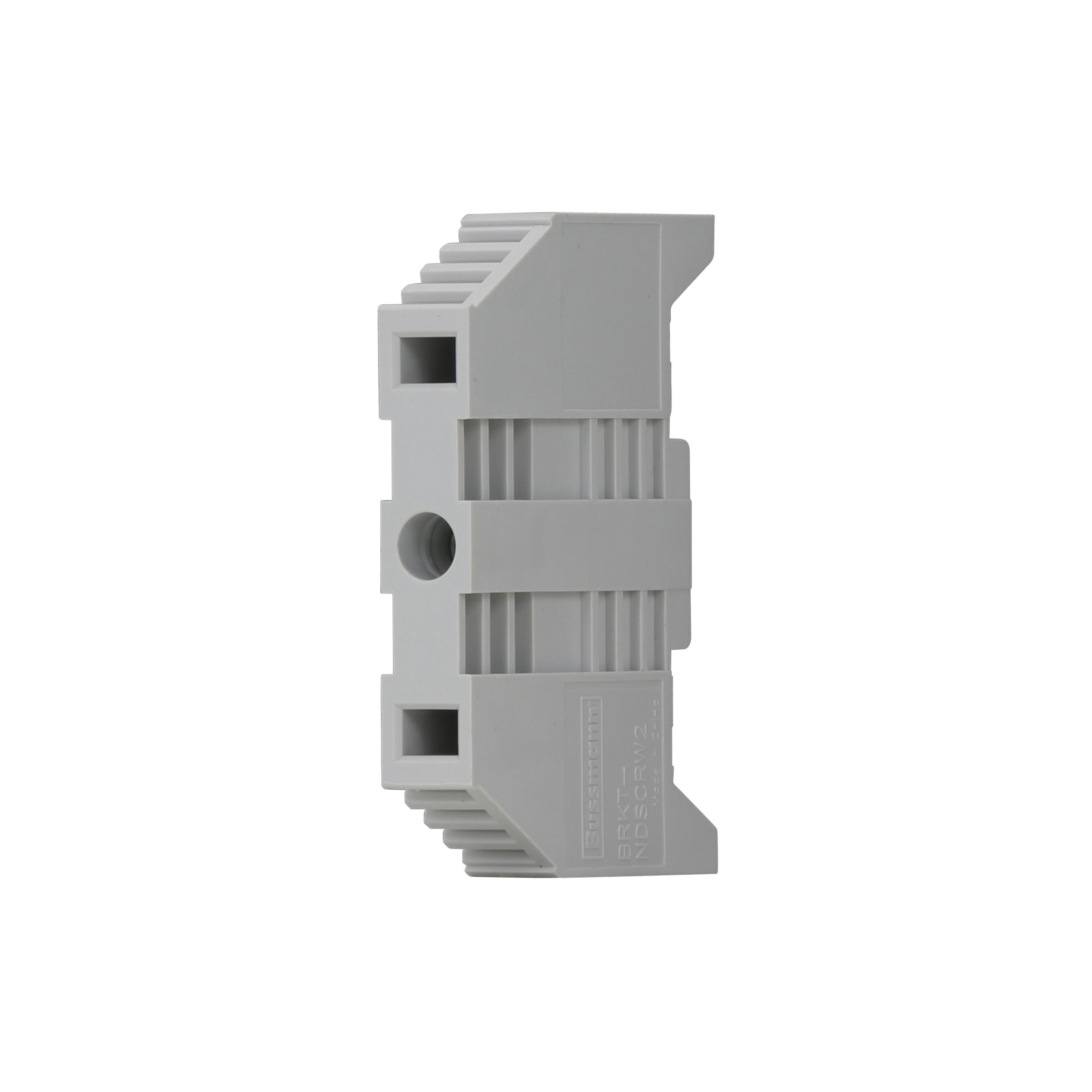 BRKT-NDSCRW2 BUSSMANN END BRACKET, MEDIUM, SCREW MOUNT, 35MM R