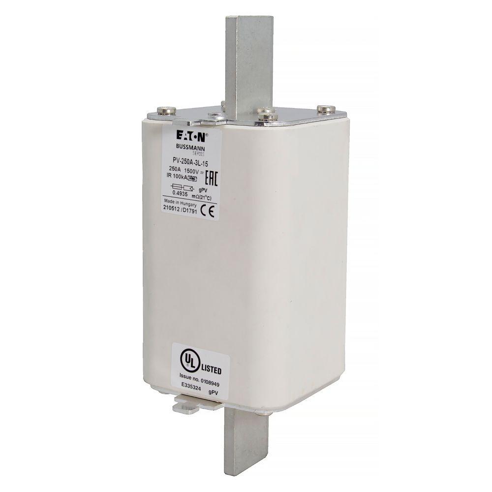 PV-250A-3L-15 BUSSMANN FUSE 250A 1500V 3L PV