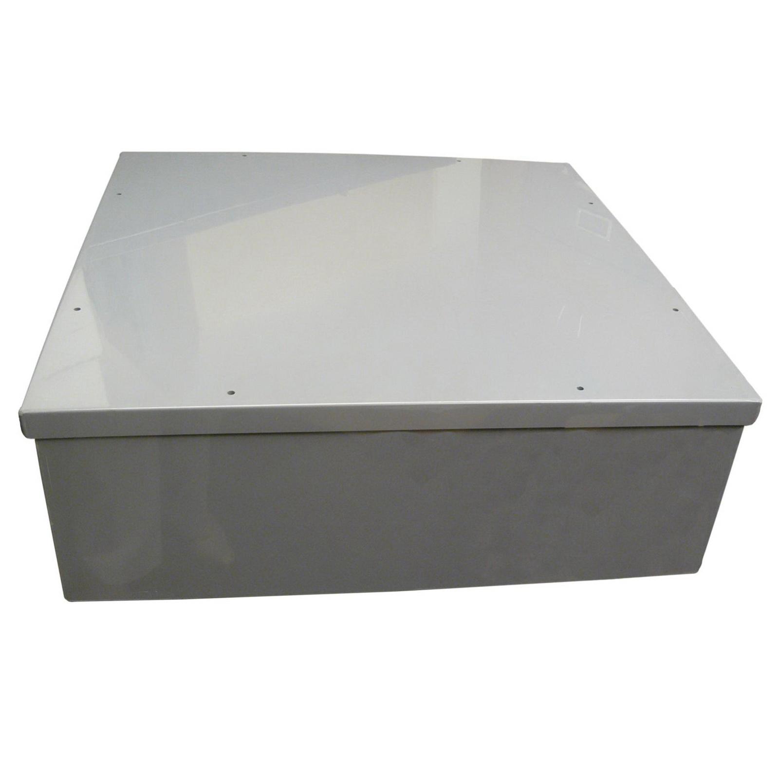 5133166 CANTEX PVC JUNCTION BOX 24X24X8W/ SCREW COVER & GASKET NO KO'S
