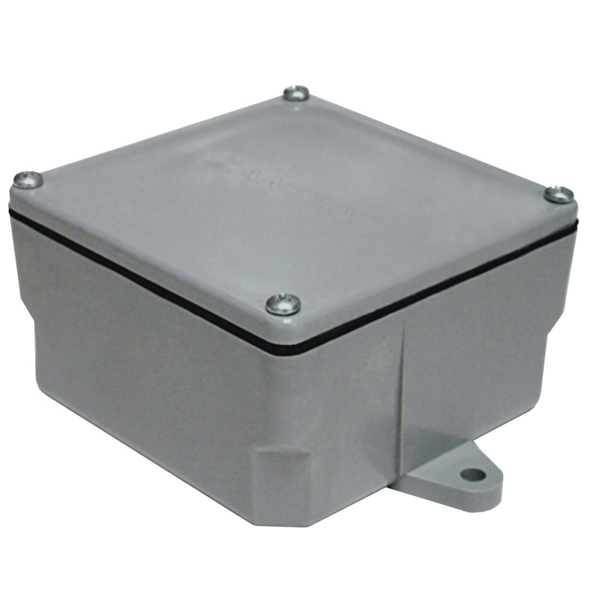5133707 CANTEX E989NNR PVC JUNCTION BOX 4X4X6 W/ SCREWCOVER & GASKET