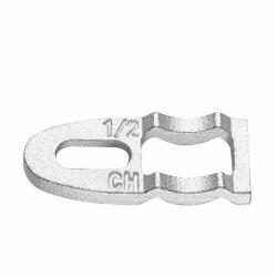 CB6 CLAMPBACK 2"MALLEABLE 10/box