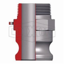 125-F-BR 1-1/4 DIXON BRASS MALE NPT X MALE ADTP.