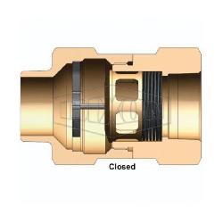 SCVS4 DIXON 1/2 SAFETY CHECK VLV