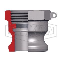 250-A-SS, DIXON 2-1/2" SS MALE ADAPTER X FEMALE NPT