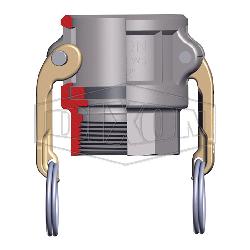 300-D-AL 3" DIXON TYPE D ALUMINUM COUPLER 356T6
