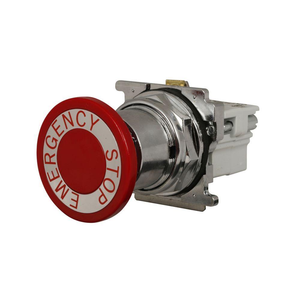 10250T5B63-71X CH 2-POS PUSH-PULL 40MM EMERGENCY STOP - 1 LONC