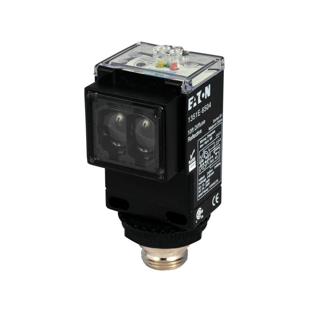 1351E-6504 CH 10' DIFFUSE REFLECTIVE,AC/DC,EM RELAY,BODY MINI