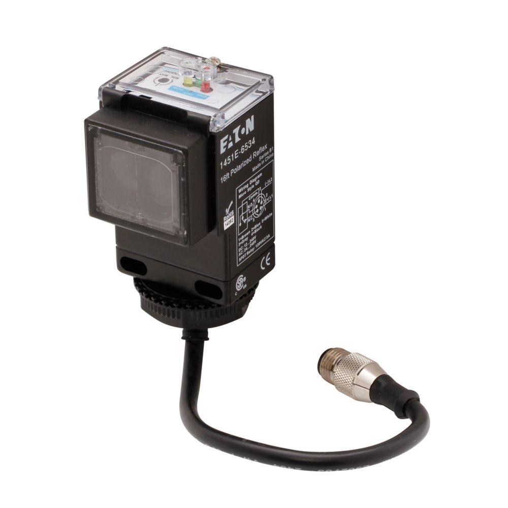 1451E-6534 CH POLARIZED REFLEX,AC/DC,EM RELAY,PIGTAIL MICRO