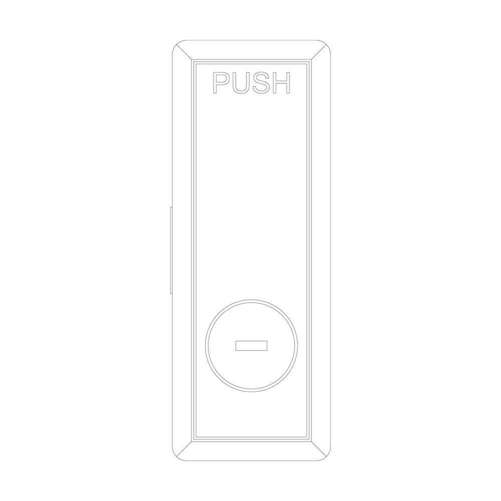 5155C81G06 EZ TRIM LATCH WITHOUT KEY FOR BOXES 72"-90" HIGH