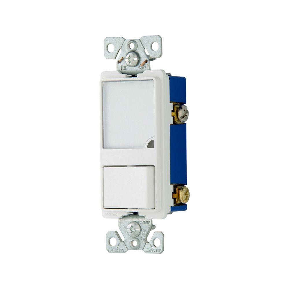 7738W-BOX CWD SWITCH/NIGHTLIGHT COMBO 15A 120V, WH 03266472780