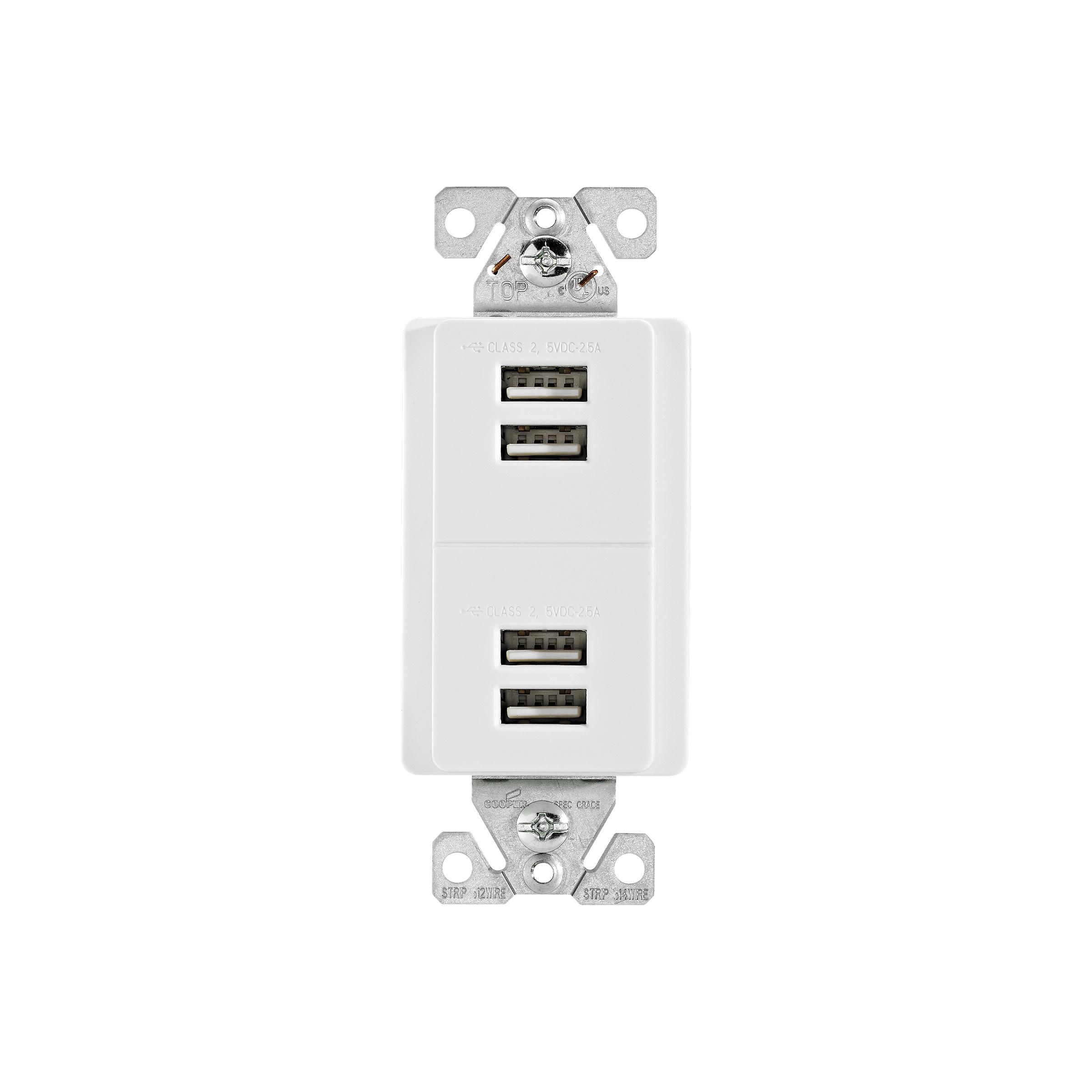 7750W-BOX CWD USB CHARGING STATION, 5V DC 50.A, WH 03266473708