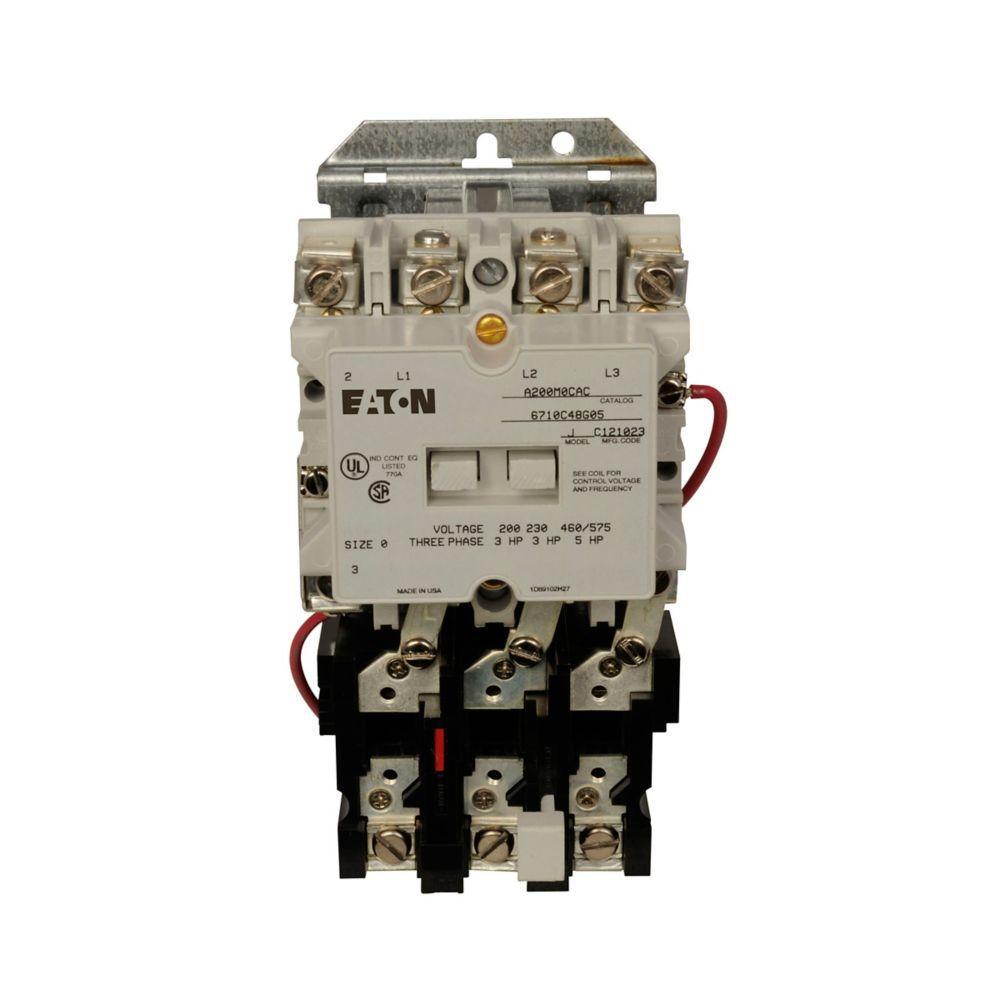 A200M0CAC CH A200 - STARTER, SIZE 0, OPEN, 3 POLE, 120V / 60HZ COIL