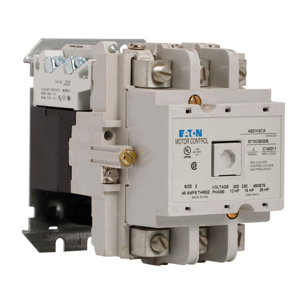 A201K2BA CH A201 - CONTACTOR, SIZE 2, OPEN, 2 POLE, 120V / 60HZ COIL