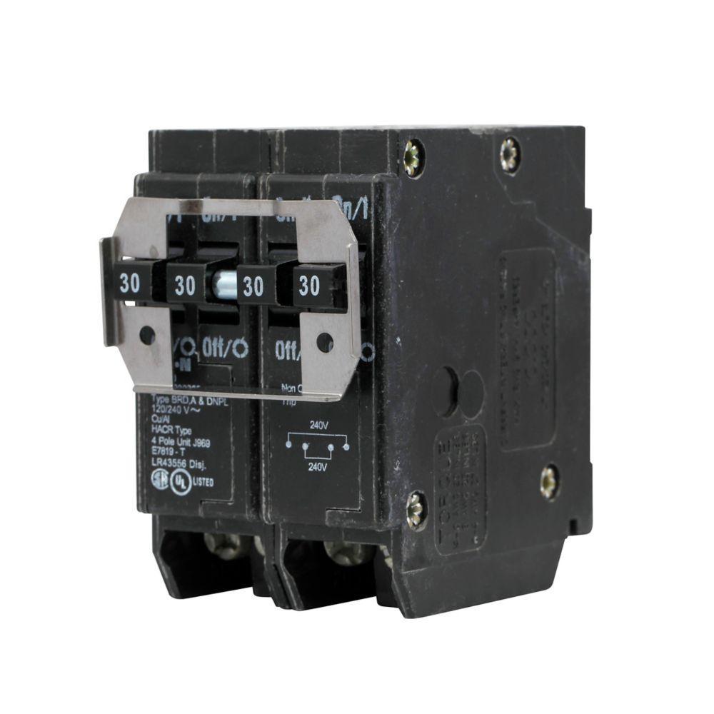 BR415 CH BR QUAD BREAKER 2-15A/2P 120/240V 10K NON-CTL REPL ONLY