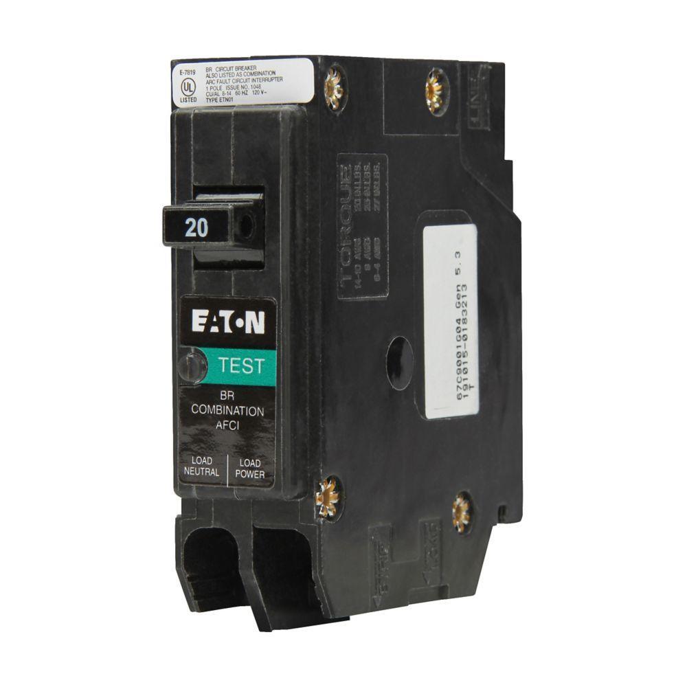 BRP120AF CH AFCI, 1P, 20A, 10KAIC PON