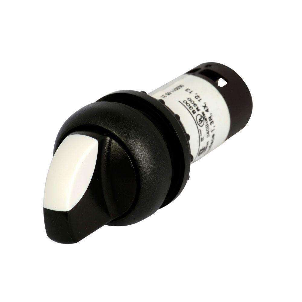 C22S-WRKV-K11 CH COMPACT SELECTOR SWITCH 22MM BLACK VCAM 2POSITION NON-ILLUMINATED MAINTAINED BLACK BEZEL 1NO 1NC