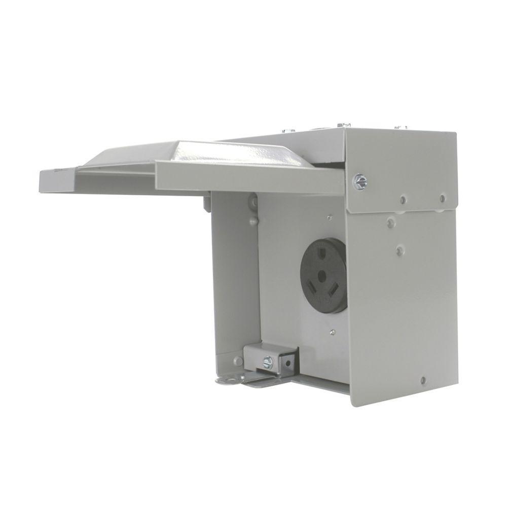 CHU4S C-H POWER OUTLET PANEL, NEMA TT-30R RECEPTACLE 30AMP, NO BREAKER