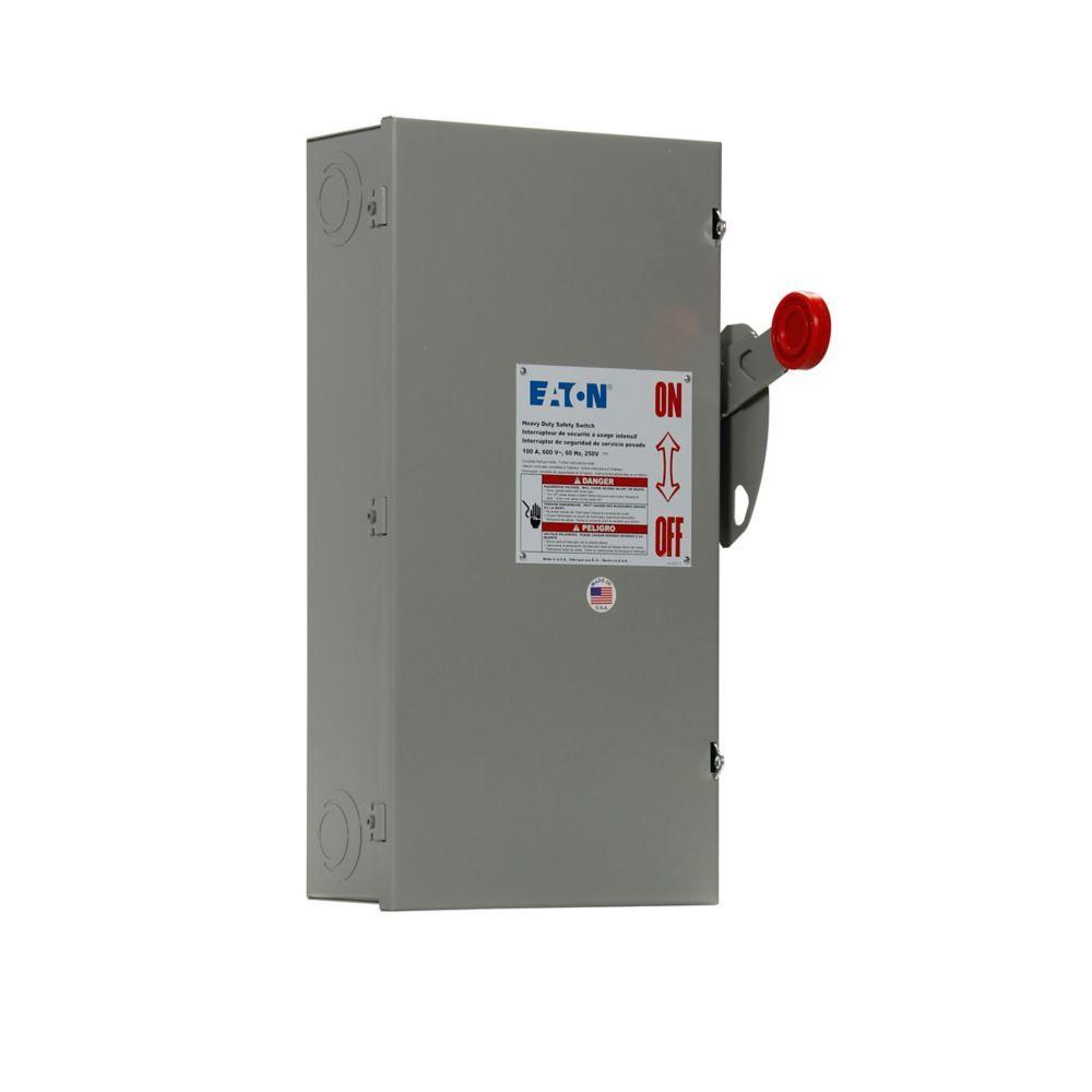 DH363UGK CH SAFETY SWITCH NON-FUSIBLE 3P 100 AMP 600V NEMA 1