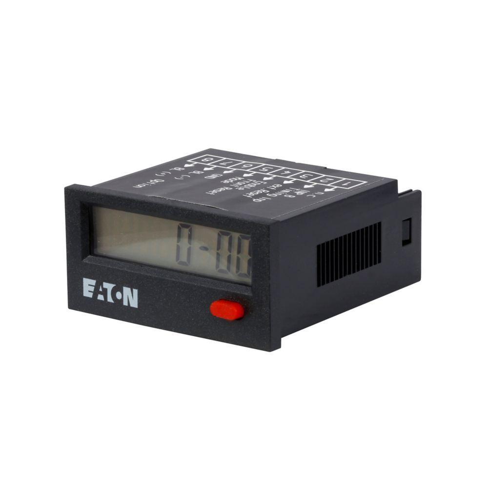 E5-224-C0448 DUR 8-Digit LCD Timer, Battery Power, Hours/Minutes High Voltage