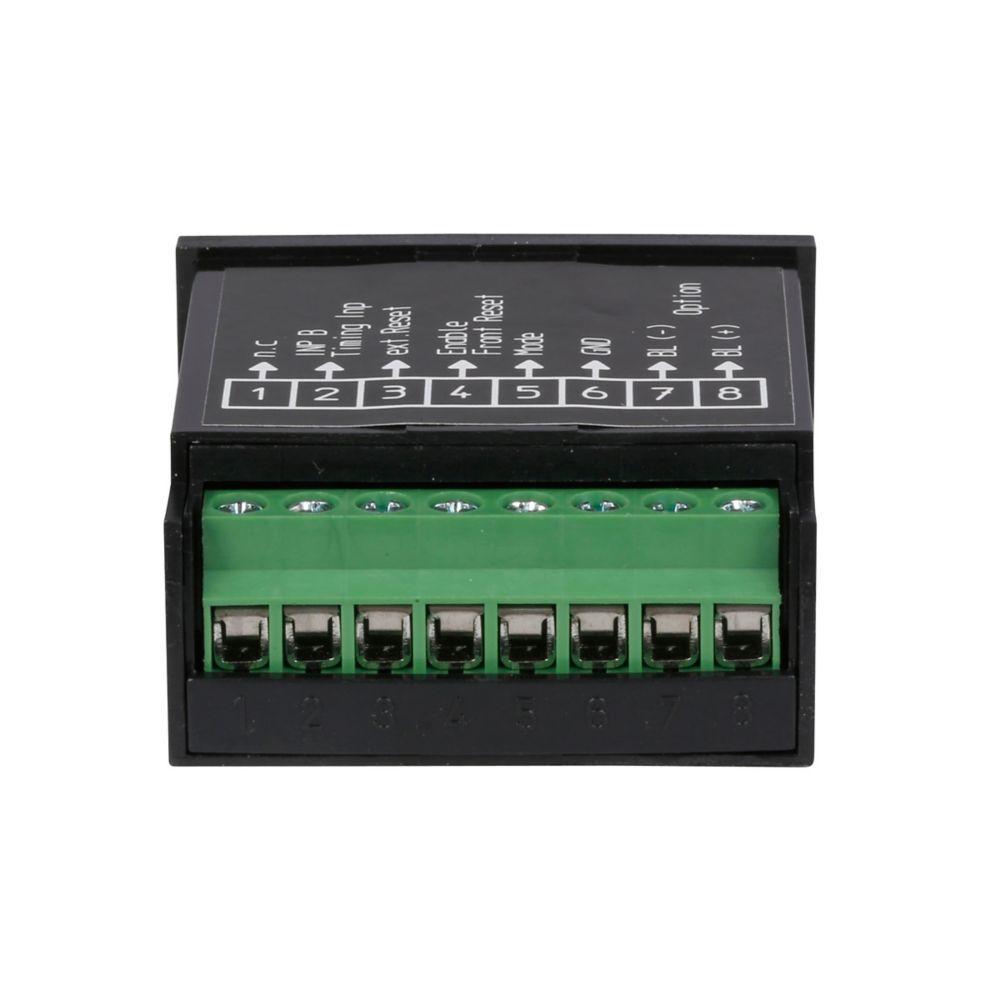 E5-224-C0448 DUR 8-Digit LCD Timer, Battery Power, Hours/Minutes High Voltage