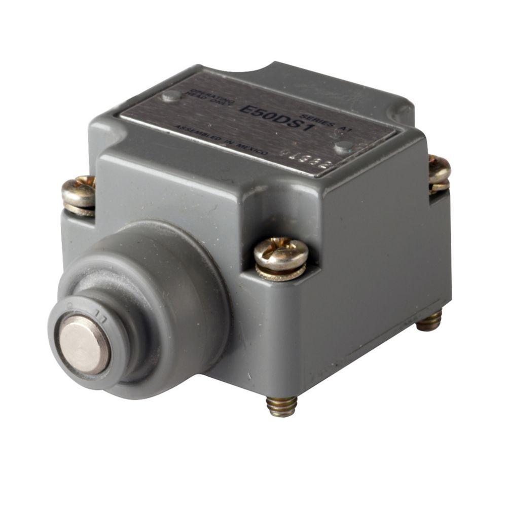 E50DS1 CH E50 LIMIT SWITCH HEAD, SIDE PUSH PLUNGER, SPRING RETURN