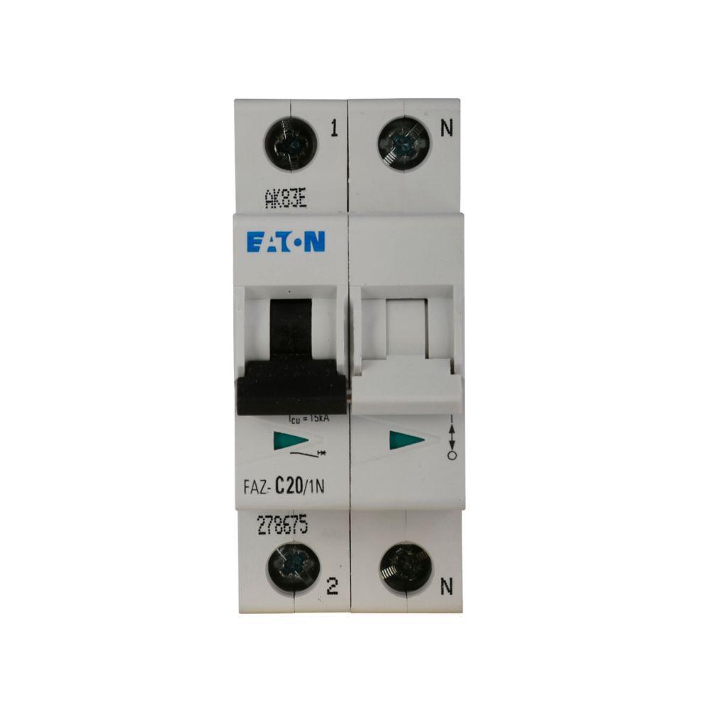 FAZ-C20/1-NA-SP CH FAZ-NA UL 489 MCB 1P 20A C CURVE SINGLE PKG