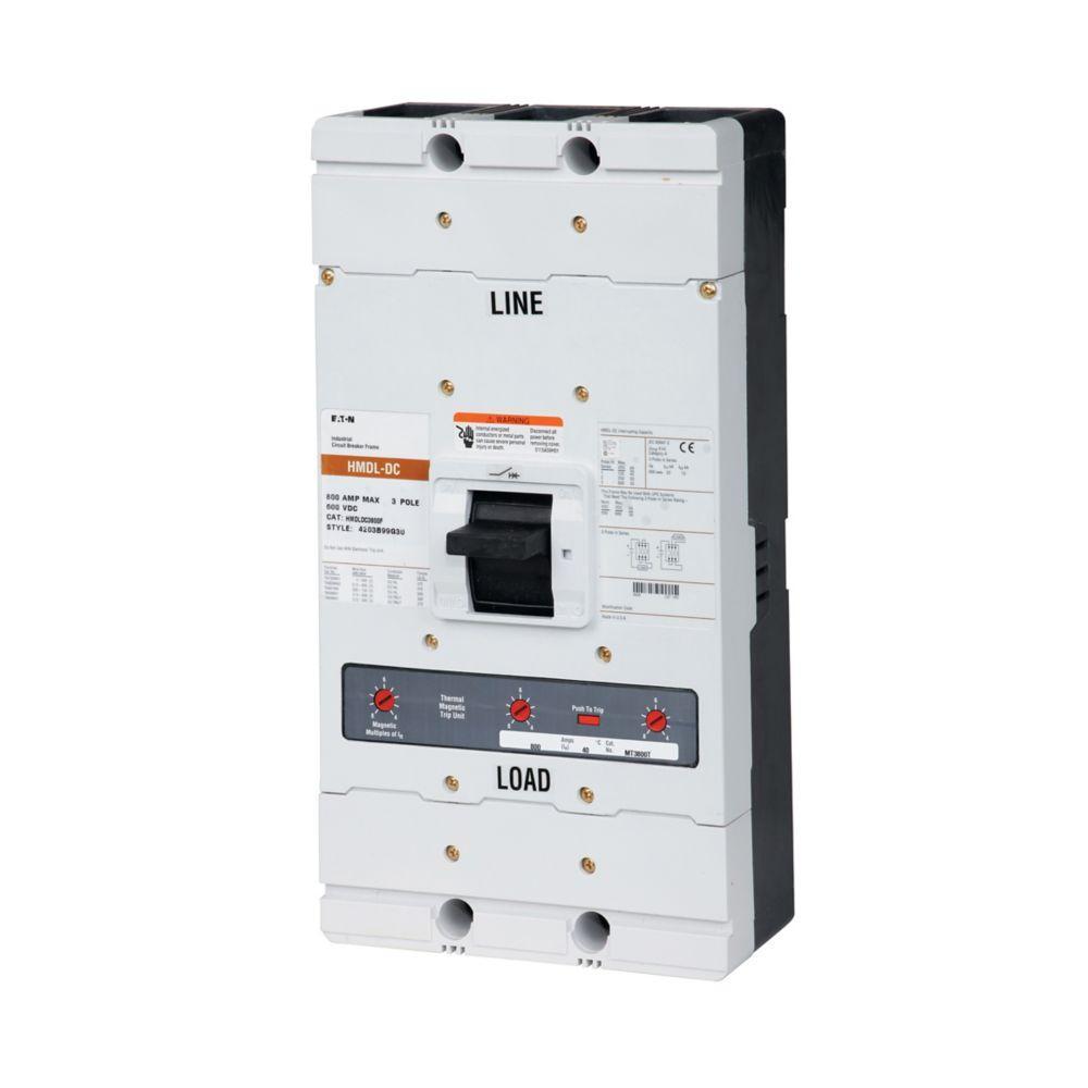 HMDLDC3800F CH HMDL 3 POLE 800 AMP FRAME FOR DC APPLICATION