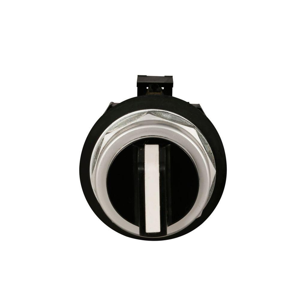 HT8JBH1DAA5 CH 3-POS SEL SW, BLACK KNOB MAINTAINED, W/ 2NO