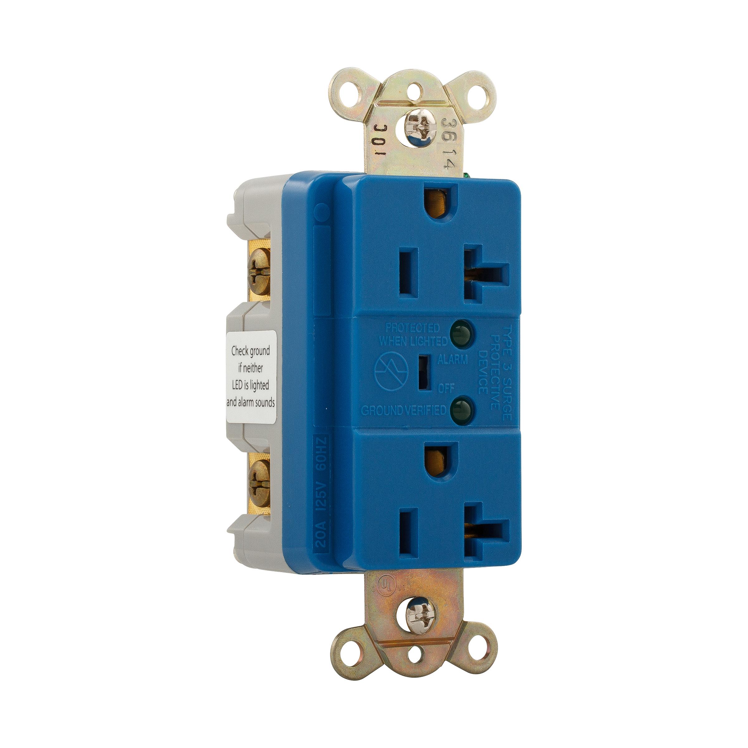 IG5362BLS CWD 20A ISOL GRD TVSS BLUE 04089368919