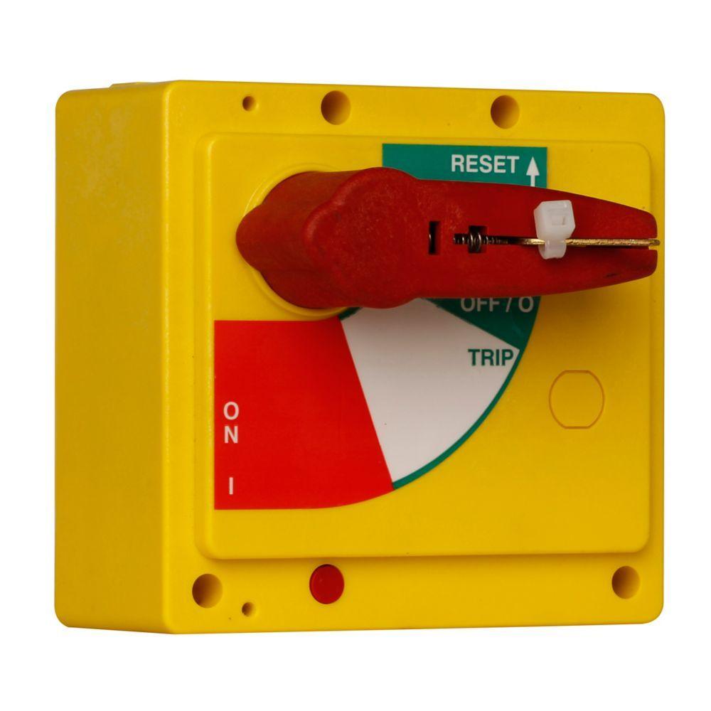 JHMCCR C-H JG Rotary Close Couple Handle Mech - Red/ Yellowe 78211352761