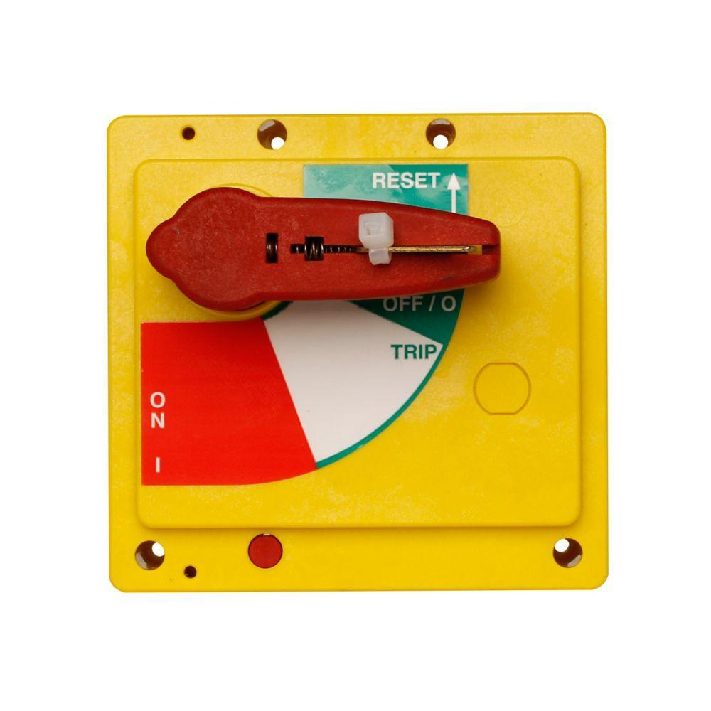 JHMCCR C-H JG Rotary Close Couple Handle Mech - Red/ Yellowe 78211352761