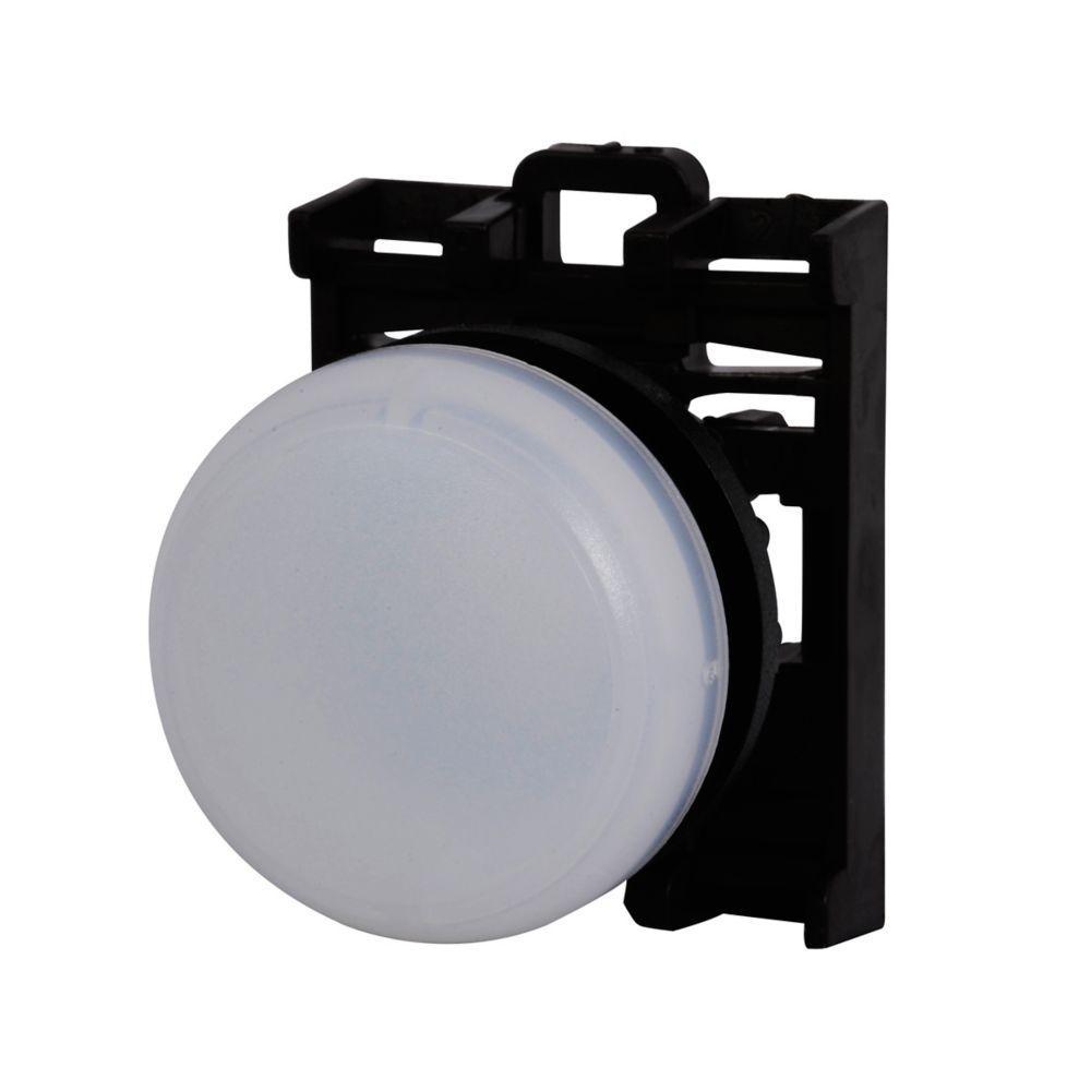 M22-L-W CH PILOT INDICATING LIGHT 22MM OPERATOR WHITE FLAT LENS