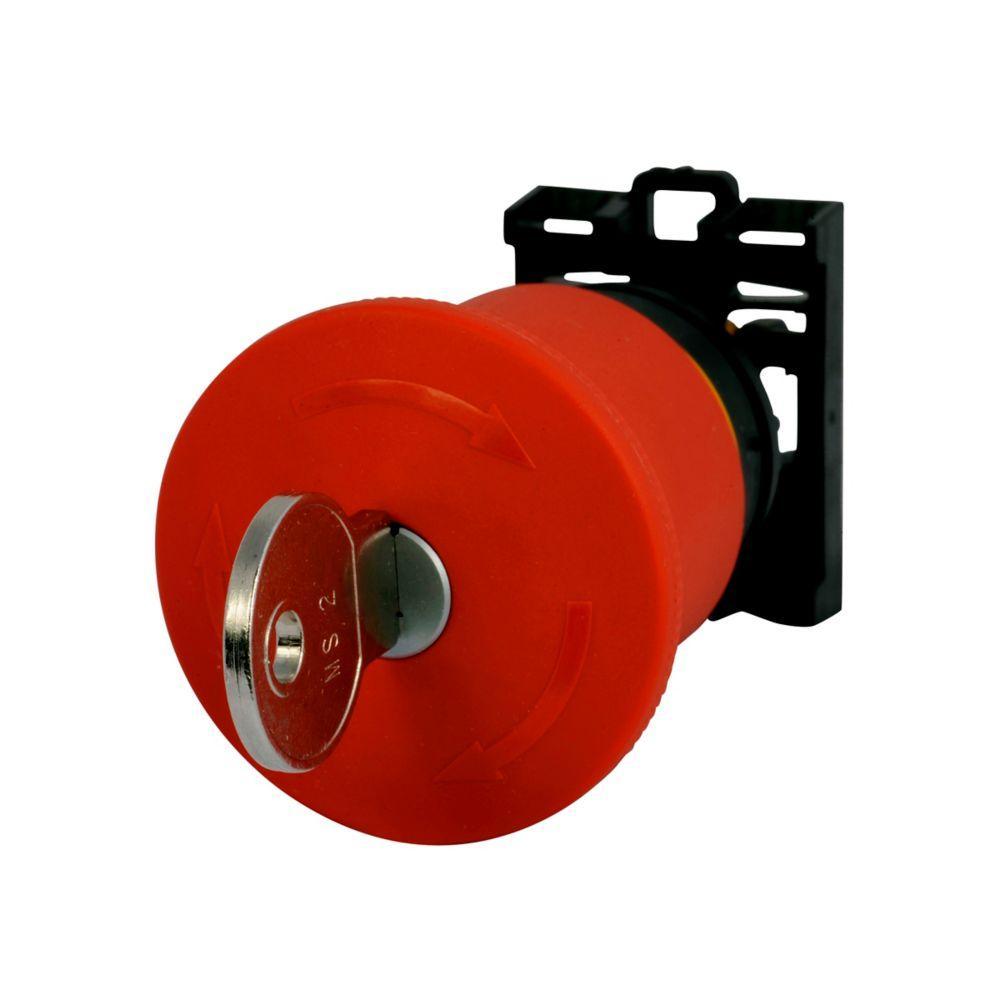 M22-PVS45P CH E-STOP KEY-RELEASE - KEY CODE 1, 45MM