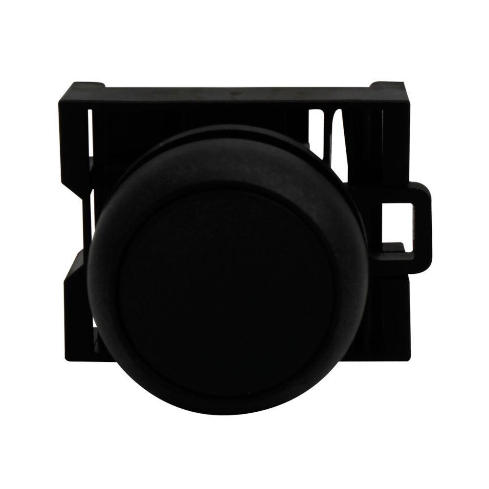 M22S-D-S CH PUSHBUTTON 22MM OPERATOR BLACK FLUSH NON-ILLUMINATED MOMENTARY BLACK BEZEL