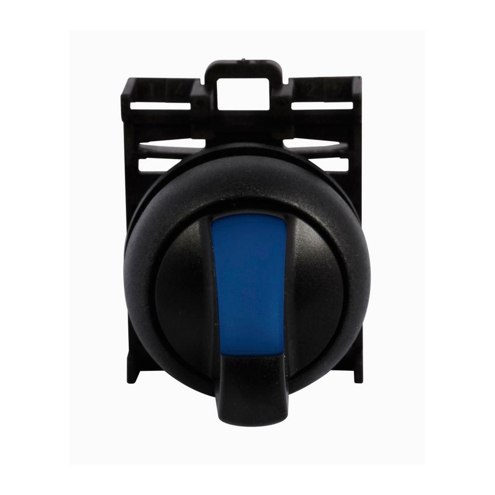 M22S-WRLK3-B CH SELECTOR SWITCH 22MM OPERATOR BLUE 3POSITION ILLUMINATED MAINTAINED BLACK BEZEL