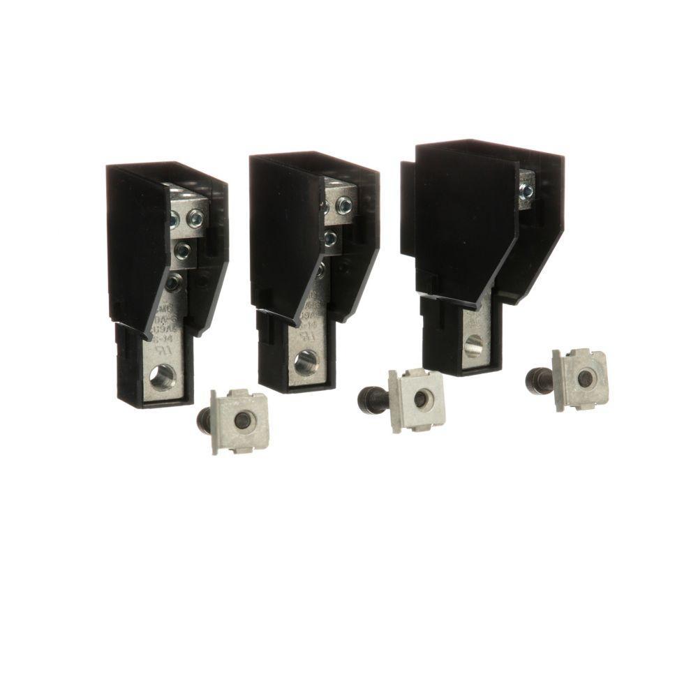 PDG2X3TA2256W CH TERMINAL DISTRIBUTION LUG 225AMP (6)14-6AWG 3POLE AL FOR PDG2 MCCB SOLD PER PACK OF 3