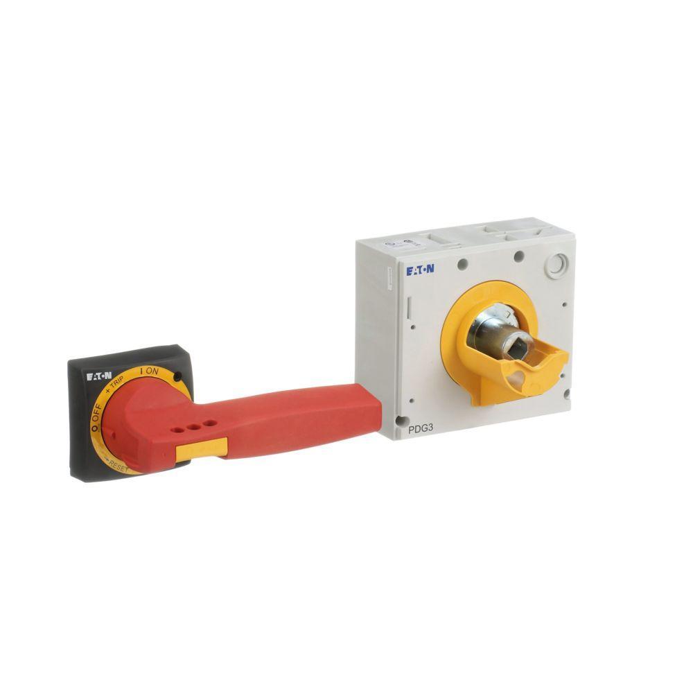 PDG3XHMDE CH DOOR HANDLE RED/YELLOW LOCKABLE WITH MECHANISM FOR PDG3 MCCB
