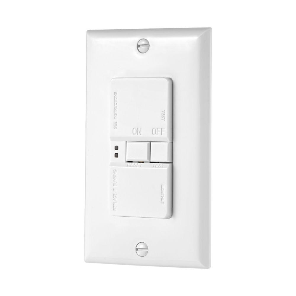 SGFD20W CWD GFCI SELF TEST BLANK FACE 20A 125V WH