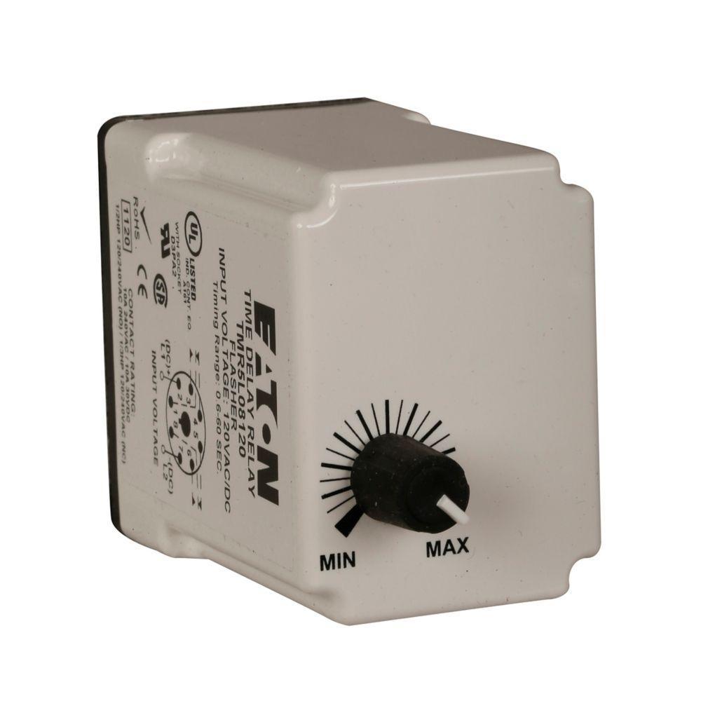 TMR5N15120 CH TIME DELAY RELAY, ON DELAY, 120VAC/DC, 0.3-30 MIN.