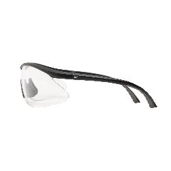 DB111 WOLF PEAK BANRAJ SAFETY GLASSES BLACK W/CLEAR LENS
