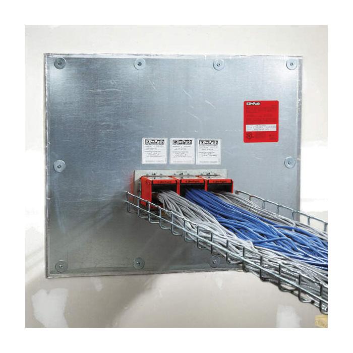 EZDP133CWK SPEC TECH 33 SERIES - FIRE-RATED PATHWAY DEVICE FULL KIT WITH ONE PAIR (2) CIRCULAR WALL PLATES 73057300035
