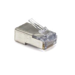105020 PLATINUM TOOLS SHIELDED EZ-RJ45 FOR CAT5E & CAT6 WITH INTERNAL GROUND
