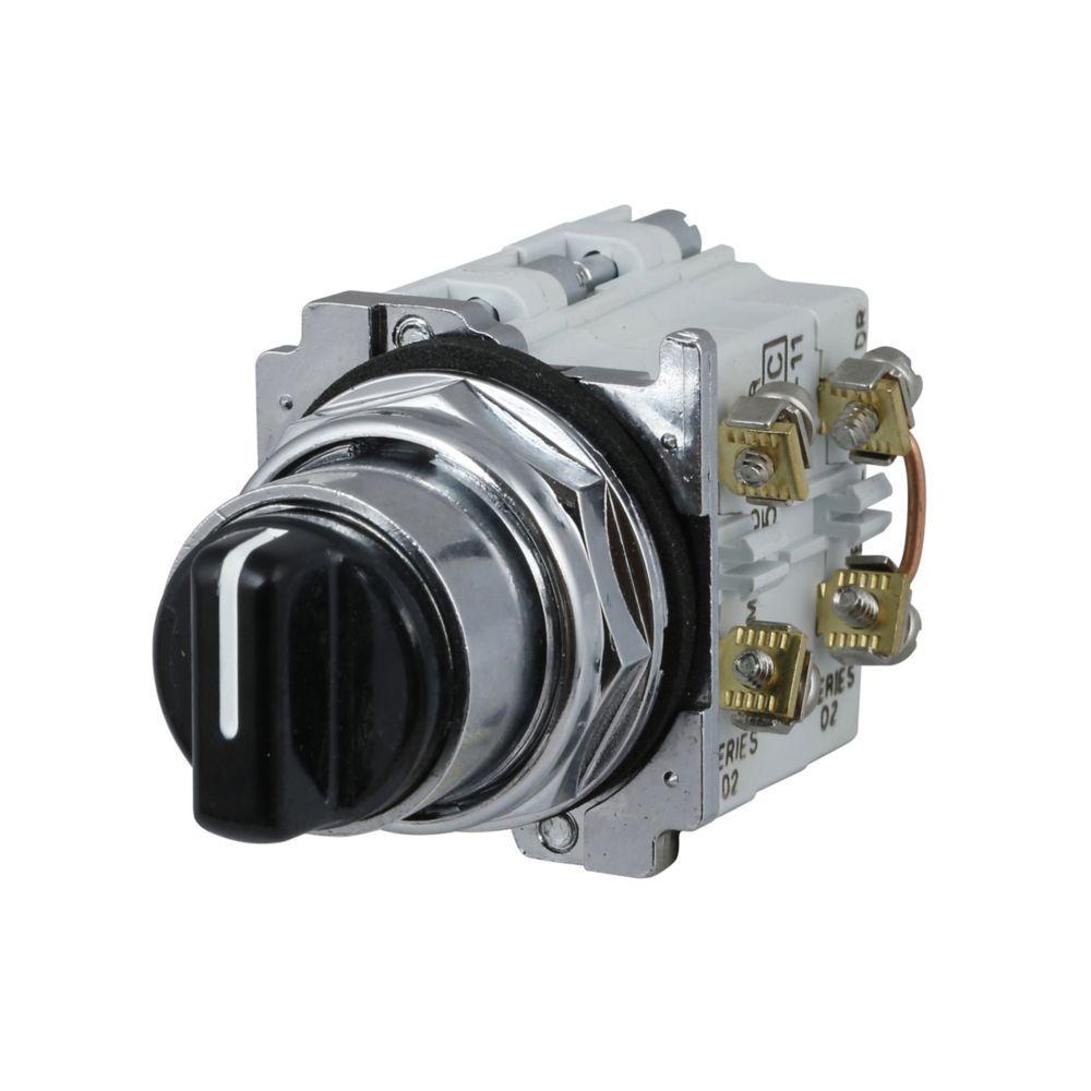 10250T22KB CH SEL SW 3P BK KNB 2NO 2NC