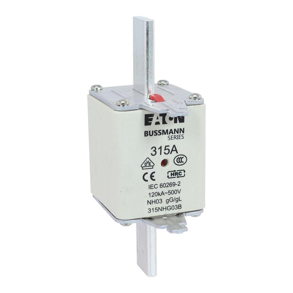 315NHG03B BUSSMANN NH FUSE 315A 500V GG/GL SIZE 03