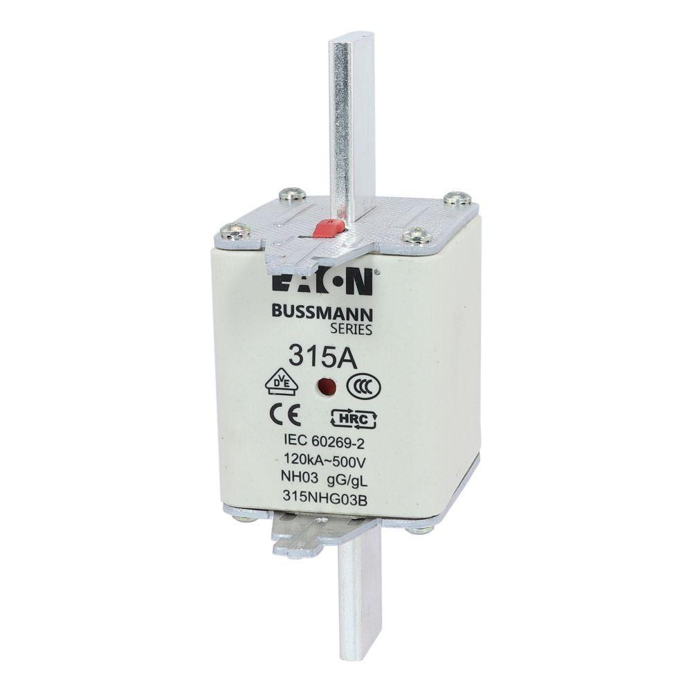 315NHG03B BUSSMANN NH FUSE 315A 500V GG/GL SIZE 03