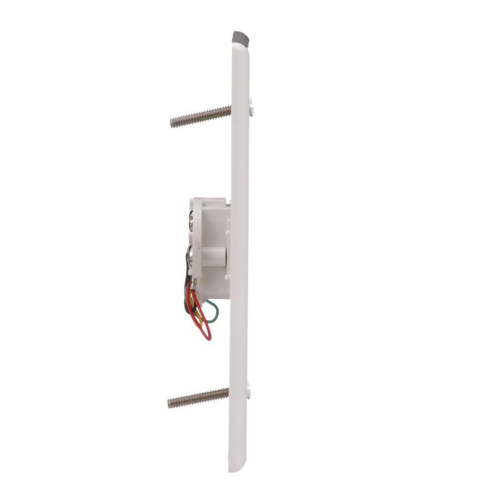 3533-4W CWD PHONE JACK SGL FLUSH MNT 4COND MID UL WH