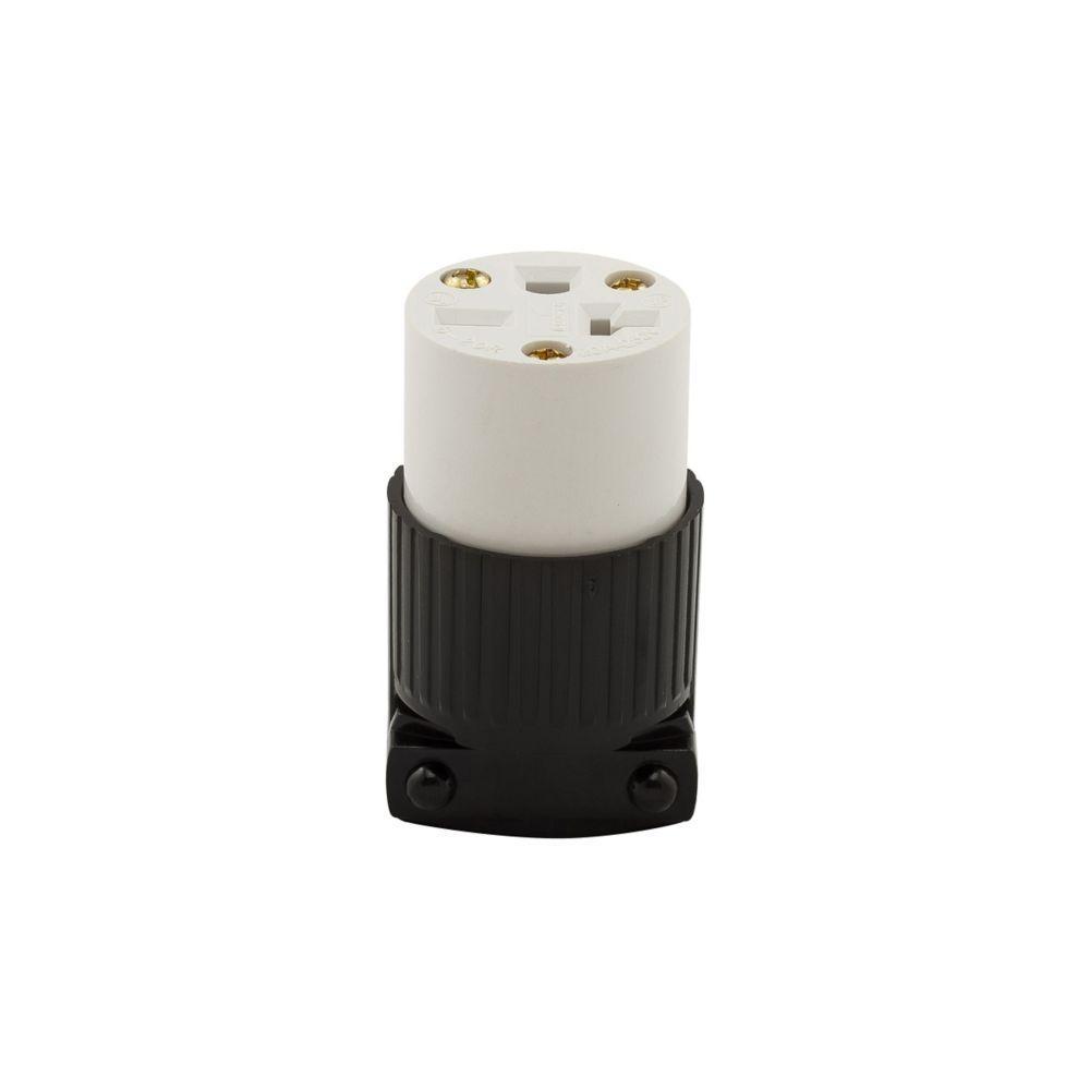 5469 CWD CONN 20A 250V 2P3W STR POLY BW