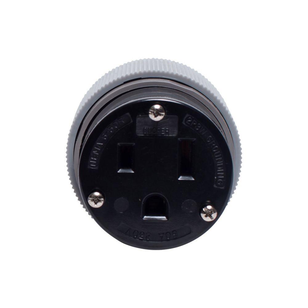 6709N CWD GRAY CONN.2P-3W 50A 250V 6-50C AUTOGRIP CORD .425" - 1.31"